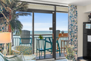 Beach Cove Resort 1516 - Livingroom View - Oceanfront View
