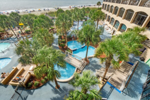Beach Cove Resort 314 - Balcony View of Resort Pools