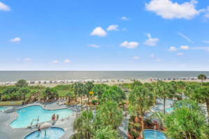Beach Cove Resort 314 - Balcony View of Resort and Beach