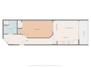 Beach Cove Resort 612 Floor Plan